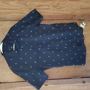 Hawaiian style Beach shirt - Black